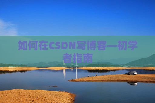 如何在CSDN写博客—初学者指南